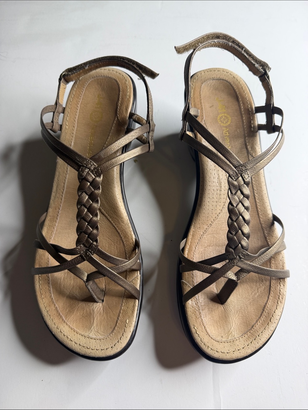 J-41 Adventure On strappy sandal size 10